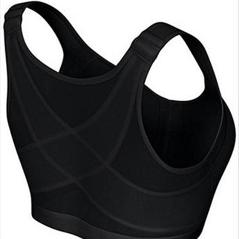 Tropica Love Women's Sport Bra,Motion Control Zip High-impact Sports Bra,Wirefree Bra for Women