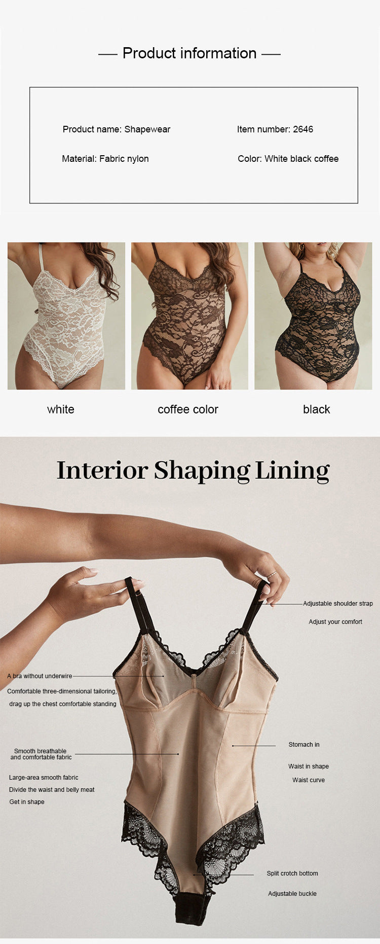 Tropica Love Plus Size Floral Lace Bodysuit - Sexy and Comfortable