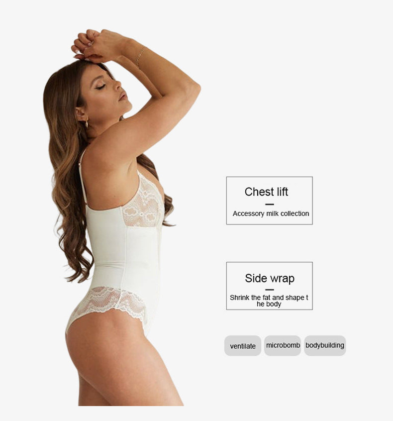 Tropica Love Sexy Deep V Lace Bodysuit,Snap Crotch Sexy Top Lingerie, Club Outfit