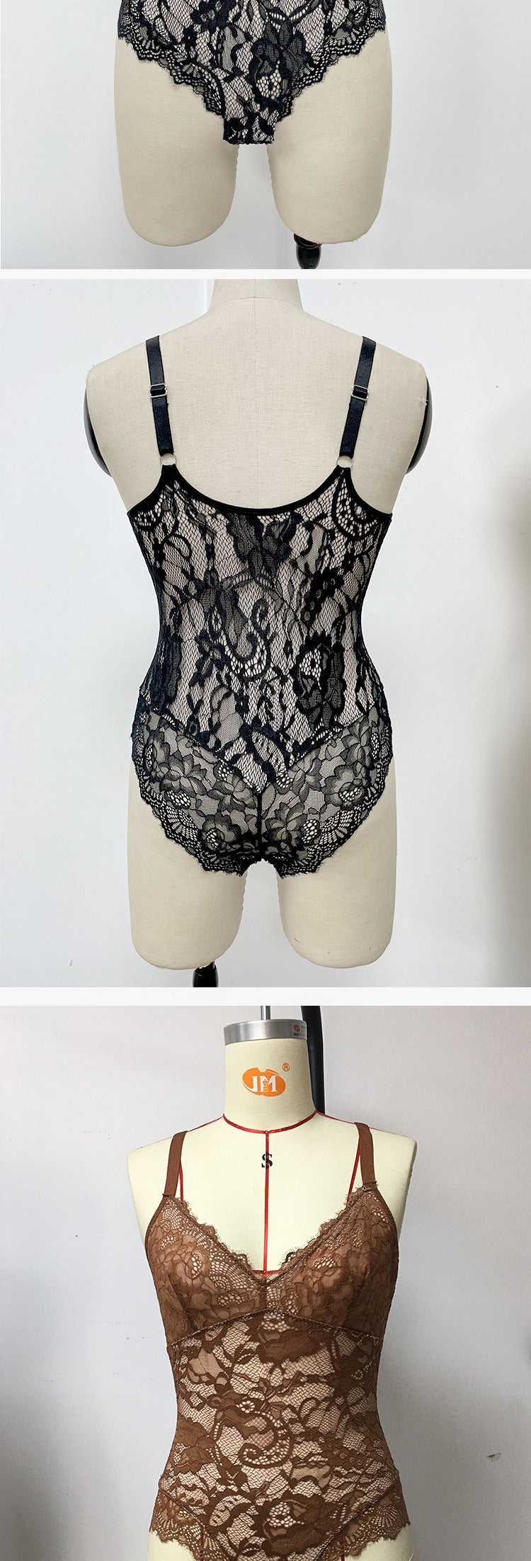 Tropica Love Plus Size Floral Lace Bodysuit - Sexy and Comfortable