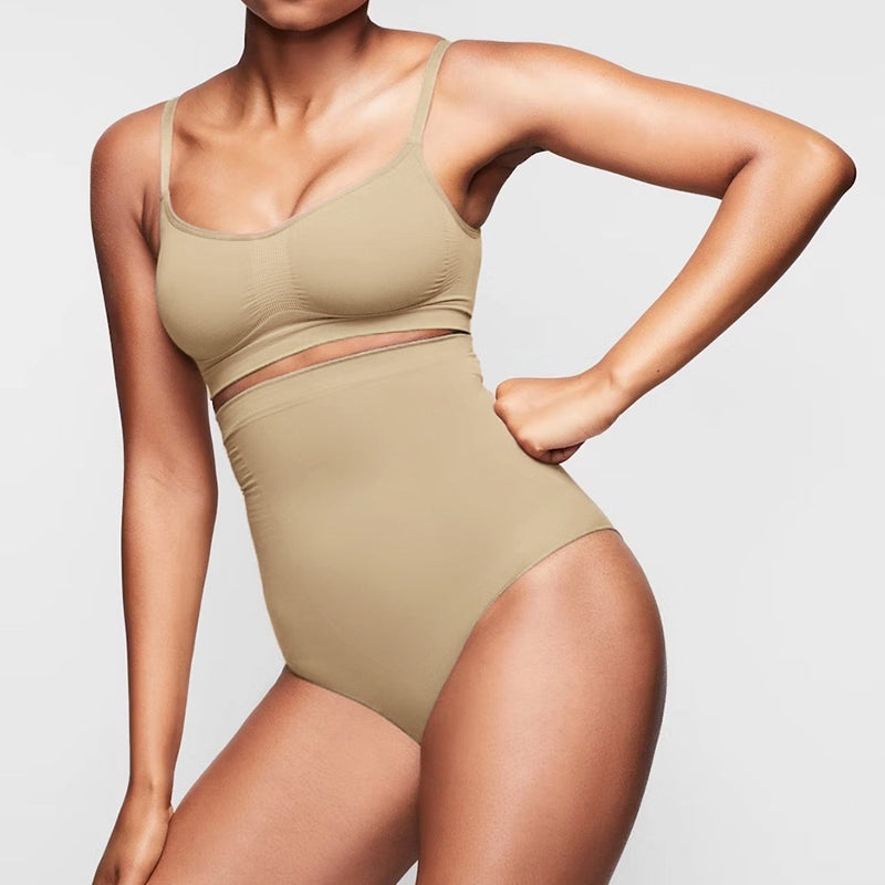 High-Waist Shapewear for Women Seamless High-Compression Tummy Control with Butt-Lifting Panties