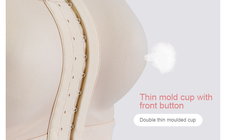 Tropica Love Wireless Adjustable Post Surgery Surgical Breast Augmentation Surgery Bra for Women