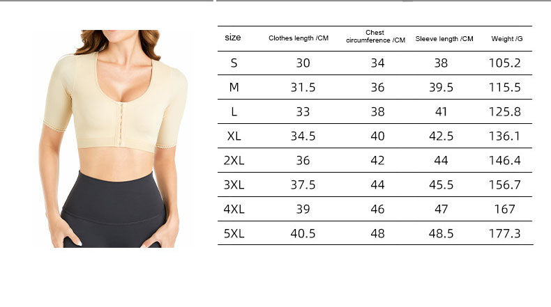 Tropica Love Shaper Top for Women Arm Compression Post Surgery Front Closure Bra Tank Top
